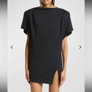 Isabel Marant "Silvane" mini dress features draped short sleeves New with tags